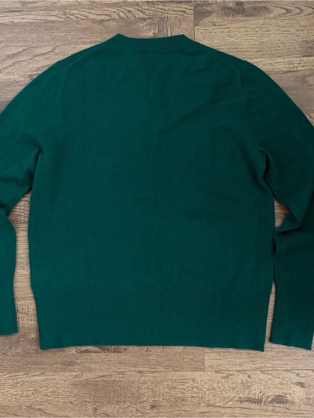 NWT$148 J. Crew π― Cashmere Classic Fit Crewneck Sweater in Emerald Green S Small - Picture 6 of 6